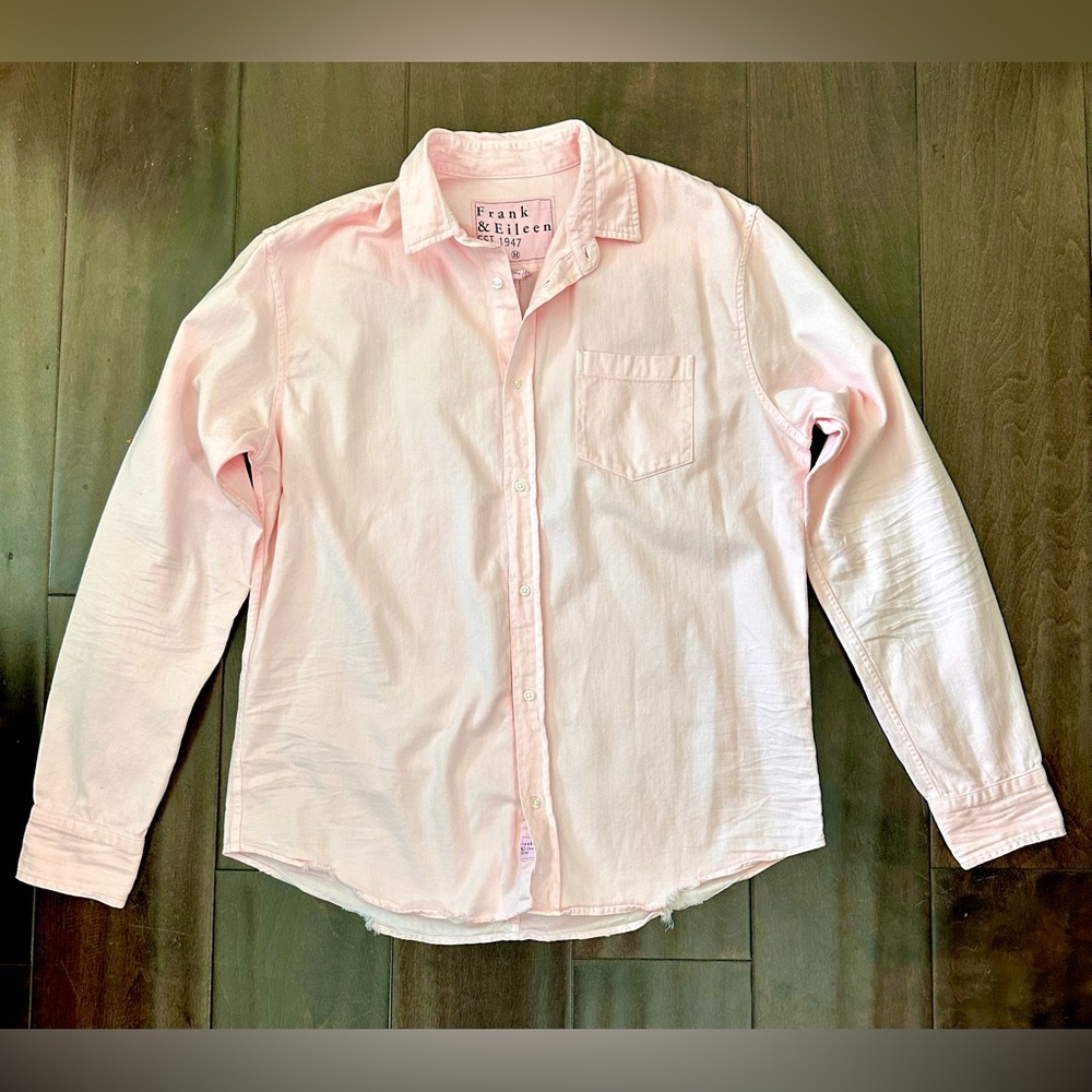 Frank & Eileen Men’s Luke Lightweight Button-Up Casual Shirt in 100% cotton - Picture 9 of 14